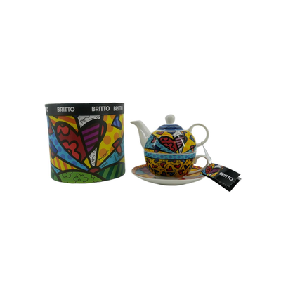 Romero Britto Tea for One Nesting Tea Set