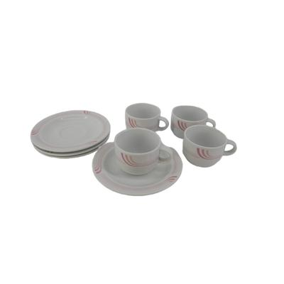 Bauscher Weiden Set of Stacking Espresso, Teacups and Saucers