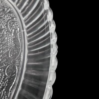 Vintage Glass Bowl with Lid and Glass Dishes