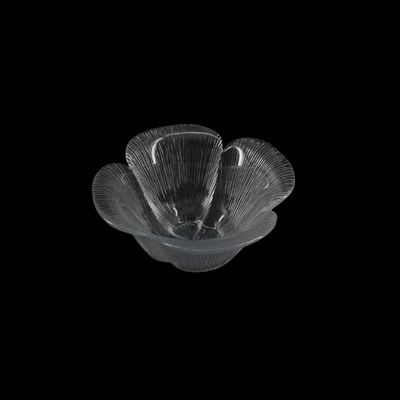 Vintage Glass Flower Bowl