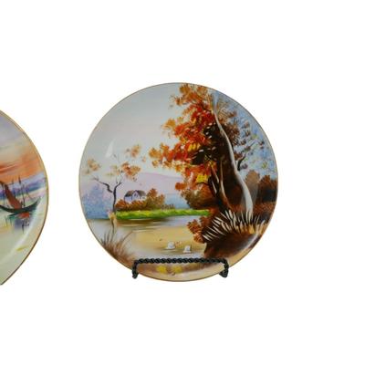 Vintage Hand-Painted Japanese Plates