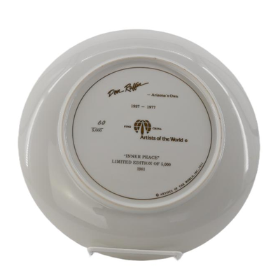 "Inner Peace" Limited Edition Don Ruffin (1927-1977) Collector's Plate