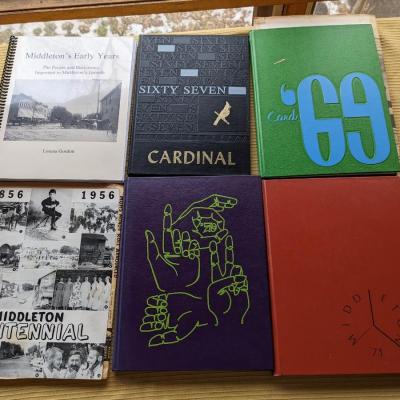 Collection of Vintage Middleton Cardinal Yearbooks, Middleton Early Years