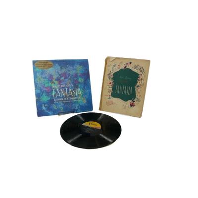 Vintage Disney's "Fantasia" Record Album and Book
