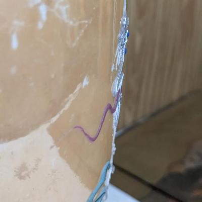 Japanese Vase and Rice Paper Art