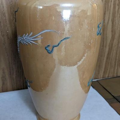 Japanese Vase and Rice Paper Art