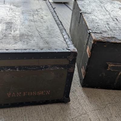 Military Shipping Trunks