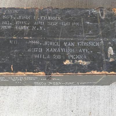 Military Shipping Trunks