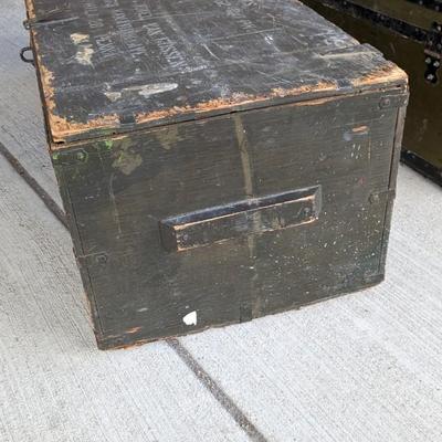 Military Shipping Trunks