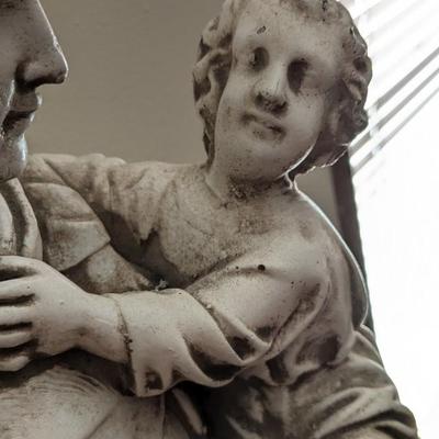 Concrete St. Anthony Statue