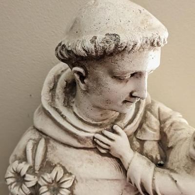 Concrete St. Anthony Statue