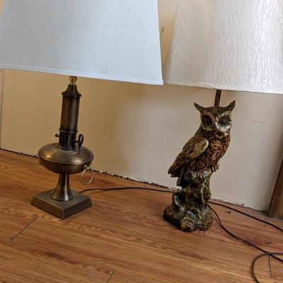 Vintage Lamp Duo