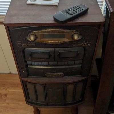 Living Room Furniture, Electronics, and Decor