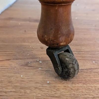 Antique Wood & Stone Table