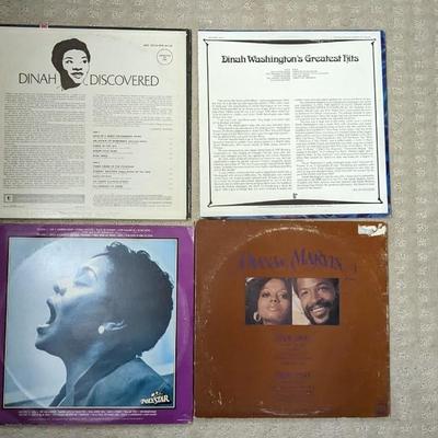 Diana, Dionne, Della, and Dinah LP Assortment