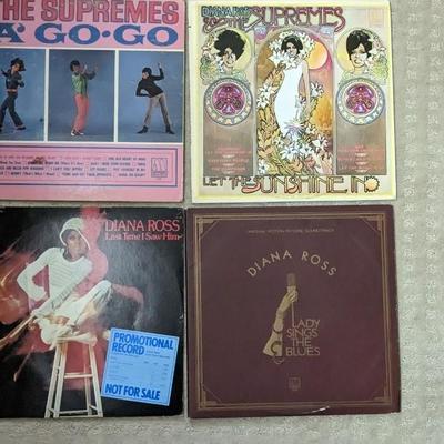 Diana, Dionne, Della, and Dinah LP Assortment