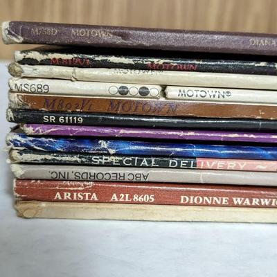 Diana, Dionne, Della, and Dinah LP Assortment