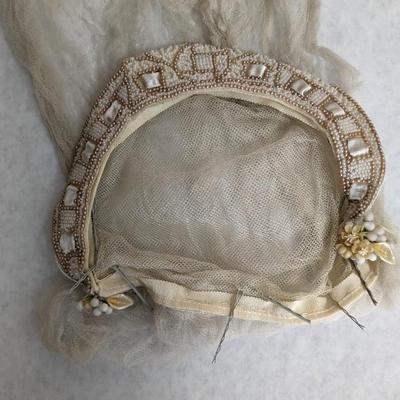 Victorian Style Satin Wedding Gown 