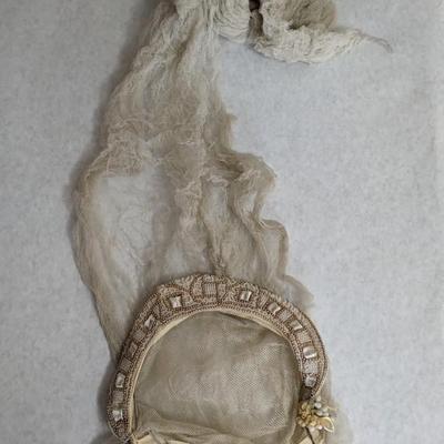 Victorian Style Satin Wedding Gown 