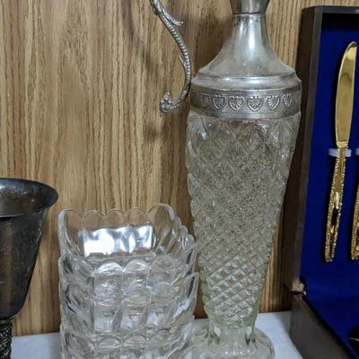 Crystal, Cut Glass, and Silverplate Service
