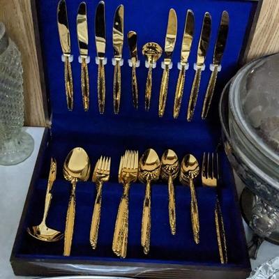 Crystal, Cut Glass, and Silverplate Service