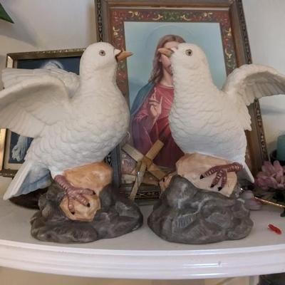Catholic Statues and Wall Hangings