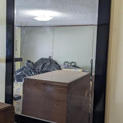 Waterfall Dresser, Art Deco Mirror, Mod Shelf