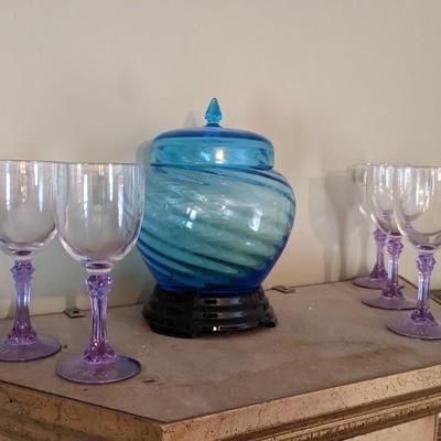 Lighted Curio, Crystal, Cut Glass, and More! 
