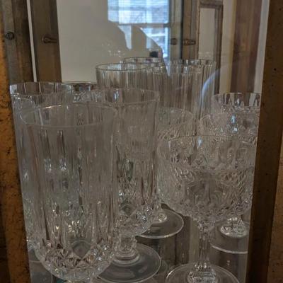 Lighted Curio, Crystal, Cut Glass, and More! 