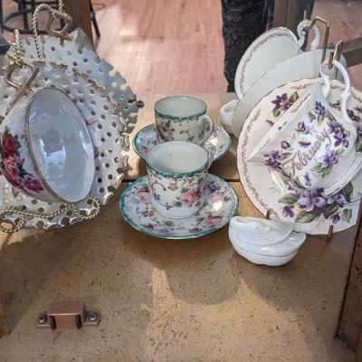 Lighted Curio, Crystal, Cut Glass, and More! 