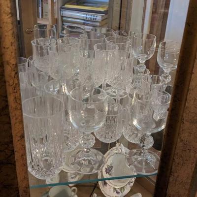 Lighted Curio, Crystal, Cut Glass, and More! 
