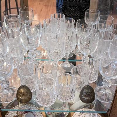 Lighted Curio, Crystal, Cut Glass, and More! 