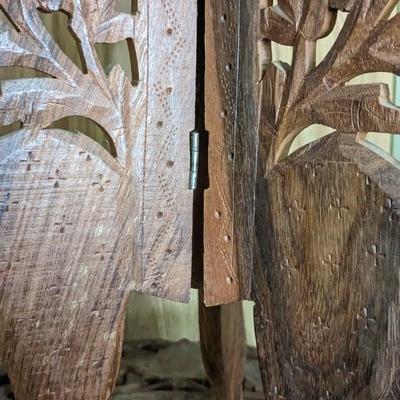 Hand Carved Butterfly Leg Wood Tables