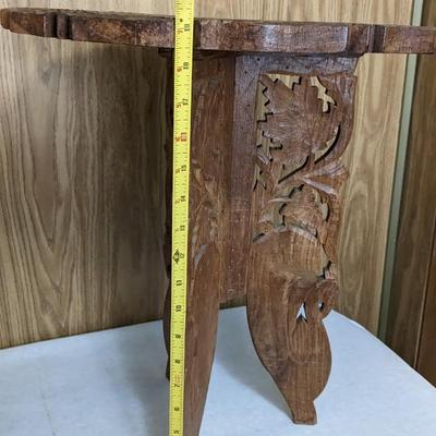 Hand Carved Butterfly Leg Wood Tables