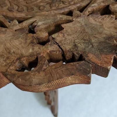 Hand Carved Butterfly Leg Wood Tables