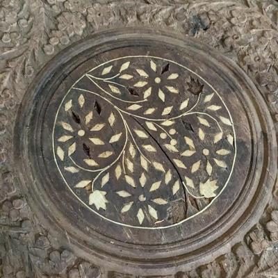 Hand Carved Butterfly Leg Wood Tables