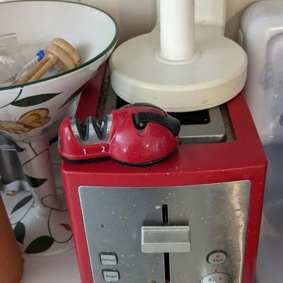 Contents of South Kitchen Cabinets