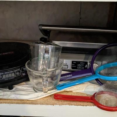 Contents of South Kitchen Cabinets
