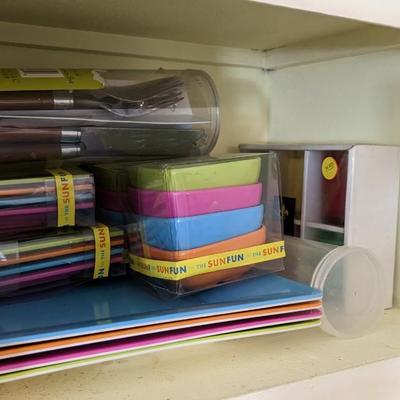 Contents of South Kitchen Cabinets
