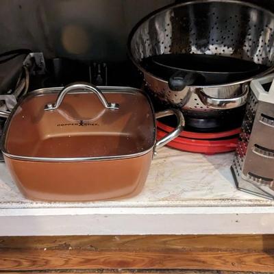 Contents of South Kitchen Cabinets