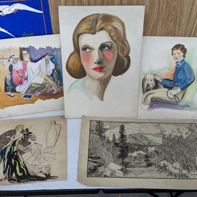 Mary Griffith Artist's Portfolio, Wood Block Prints, and More! 