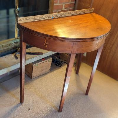 Antique Hepplewhite Game Table, From the Estate of Arthur Fuller
