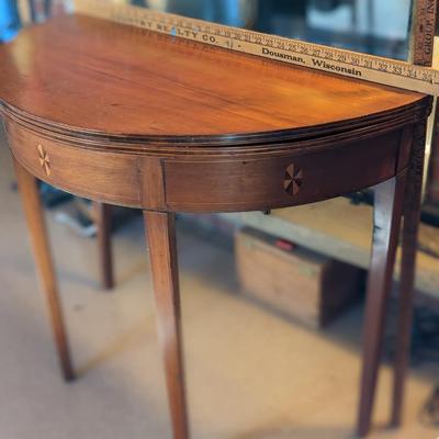 Antique Hepplewhite Game Table, From the Estate of Arthur Fuller