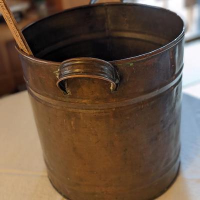 Antique Copper Bucket, Great Condition