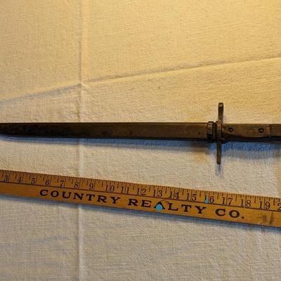 Rare WWII Bayonet and Scabbard, 1920's