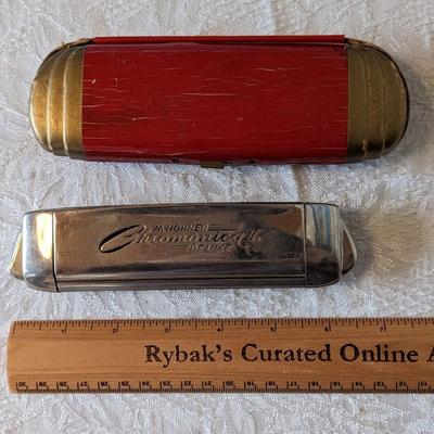 Very Vintage M Hohner Chromonica II Deluxe