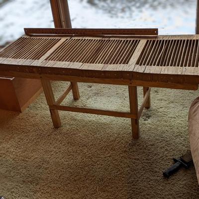 Vintage Handmade Oak Coffee Table