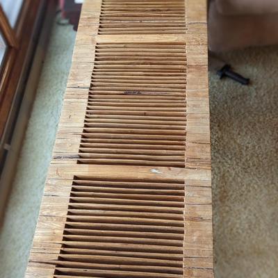 Vintage Handmade Oak Coffee Table