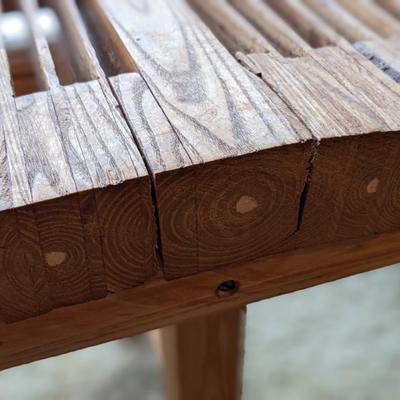 Vintage Handmade Oak Coffee Table