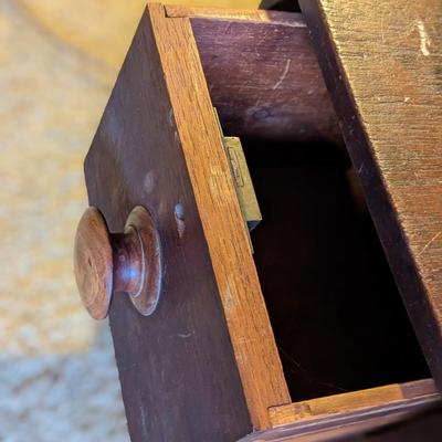 Antique Handcrafted Storage Stool